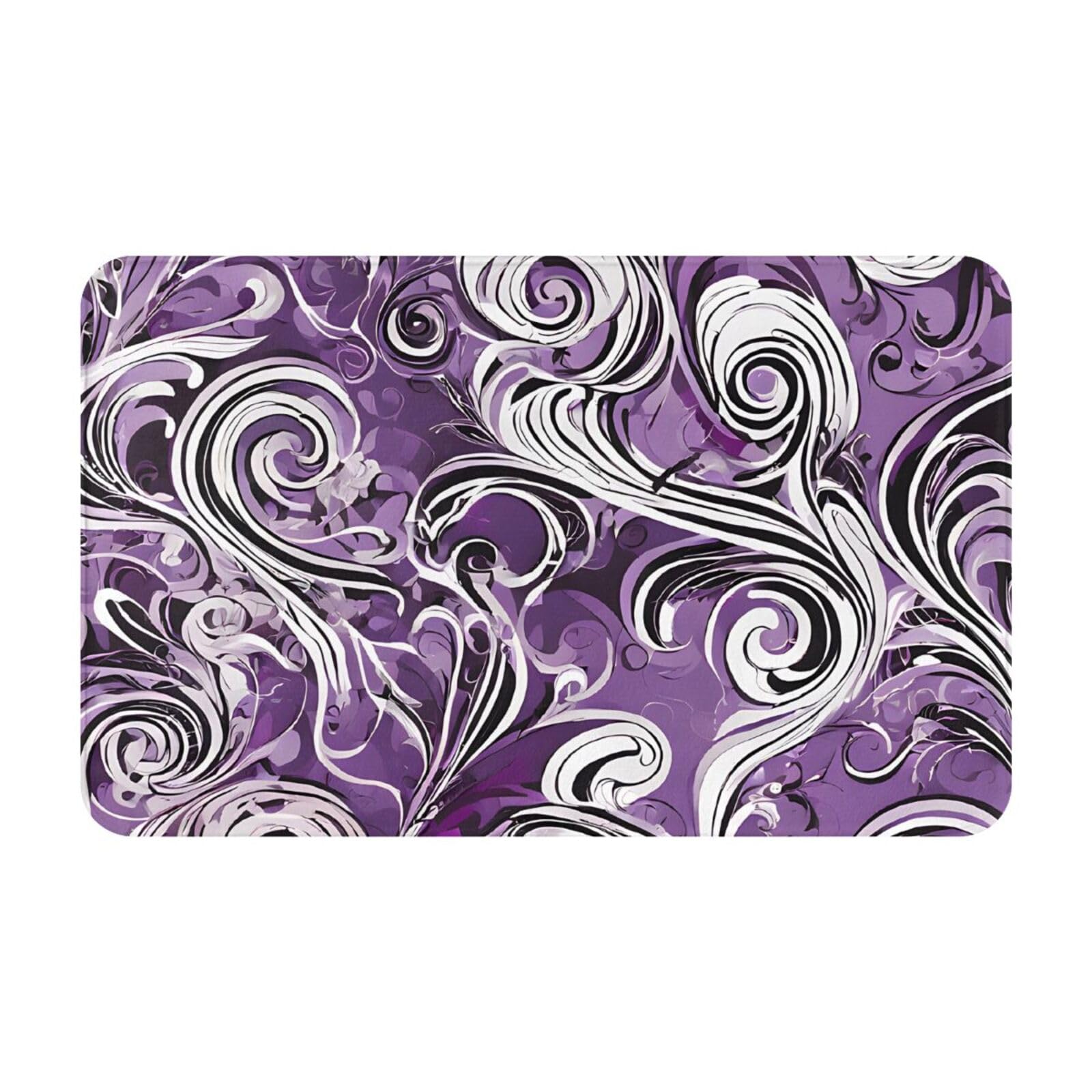 The Sea Witch Inspired Print Living Room Bathroom Kitchen Anti Slip and Absorbent Carpet, Indoor Entrance Door Muddy Floor Mat, Ultra Soft Washable Carpet 21x31.5 Inches