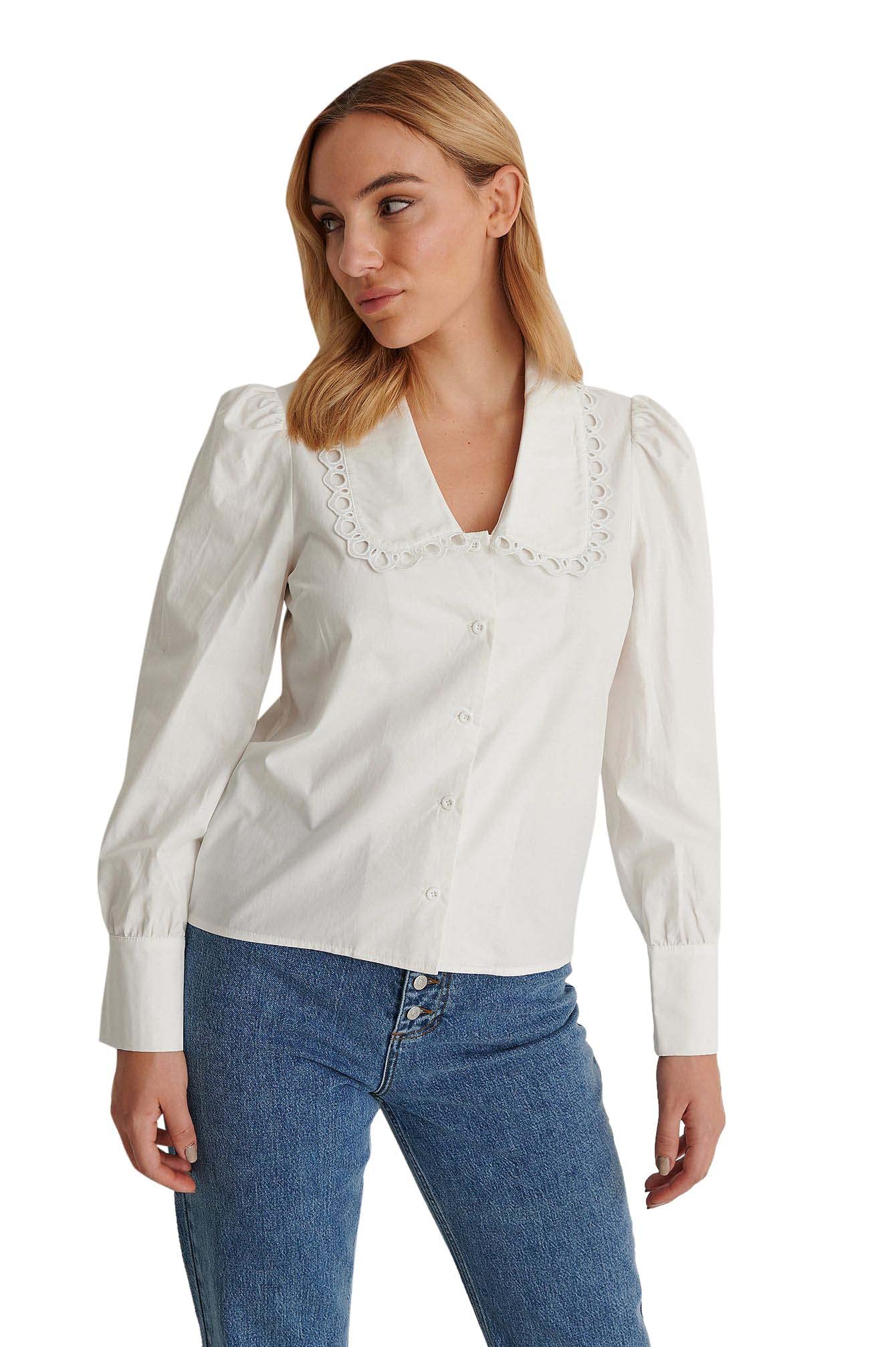 NA-KDWomen's Collar Detail Shirt