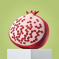 Vista 18 de Phantoscope Almohada Decorativa con Forma de Aguacate, Divertida Decoración del Hogar de Cojines con Forma de Frutas, Almohada Decorativa