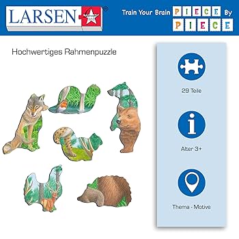 LARSEN ラーセン 知育 動物ジグソーパズル 楽天市場】パズル 鳥と花園（60ピース）ラーセン LARSEN お子様