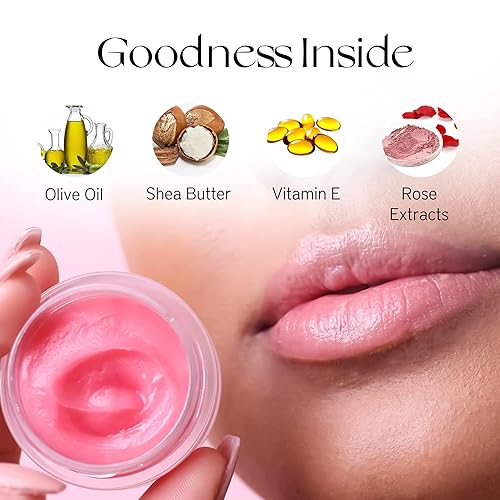 Miniatura 3 de Nourish Mantra - Bálsamo labial Rose Repair con SPF  Fabricado con extractos de rosa, aceite de oliva, manteca de karité, vitamina E y aceite de