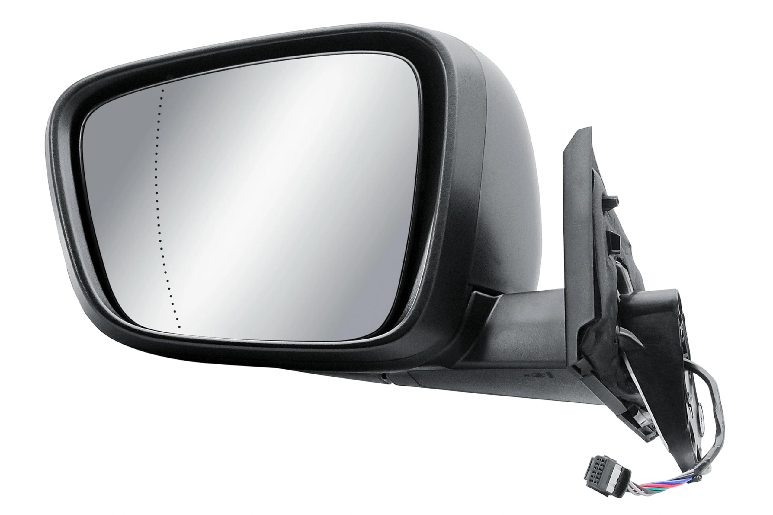 Espejo exterior izquierdo lado conductor electrico y calefactable plegable manual con cubierta texturizada trasera para Renault Kangoo Nissan Townstar Mercedes Citan 2023-2026