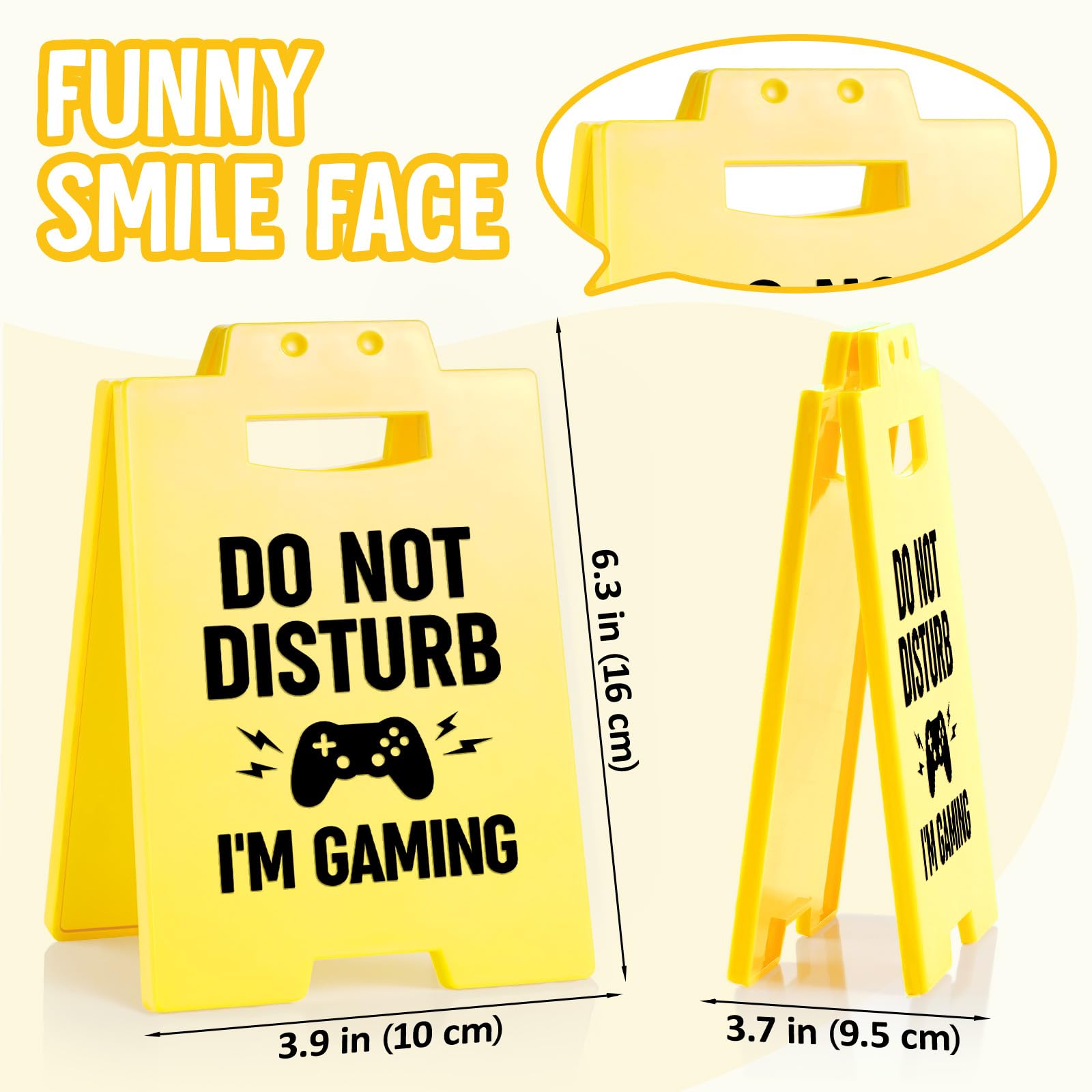 Afterprints Funny Gamer Gifts for Men Teenage Boys, Do Not Disturb I'm Gaming Sign, Cool Gifts for Gamer Guys, Kids, Boyfriend, Son, Grandson, Christmas Gag Gifts, Gaming Room Decor Warning Sign