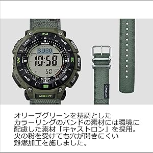 【新品/Climber Line】PROTREX　PRG-340-3JF Amazon.com: Casio PRG-340 Pro Trek Climber Line Wristwatch
