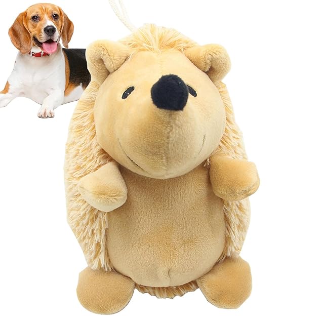 Foto 7 de 8 de Stronrive Perro chirriante Erizo - Juguetes para Masticar Cachorros para la dentición con chirriador