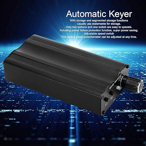 Miniatura 5 de Llave automática, MXK2 Llave de memoria automática CW KEYER Llave recta automática Paddle Controlador automático de llave para amplificador de radio