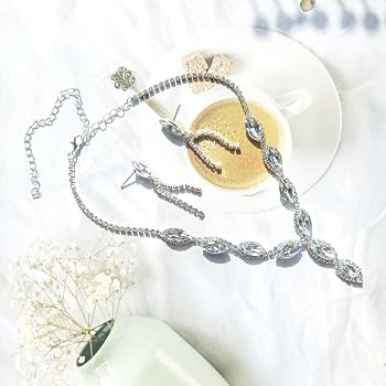 Set Gioielli Ragno Per Halloween – Collana, Orecchini E Anello In Strass Viola, Accessori Costume - 6