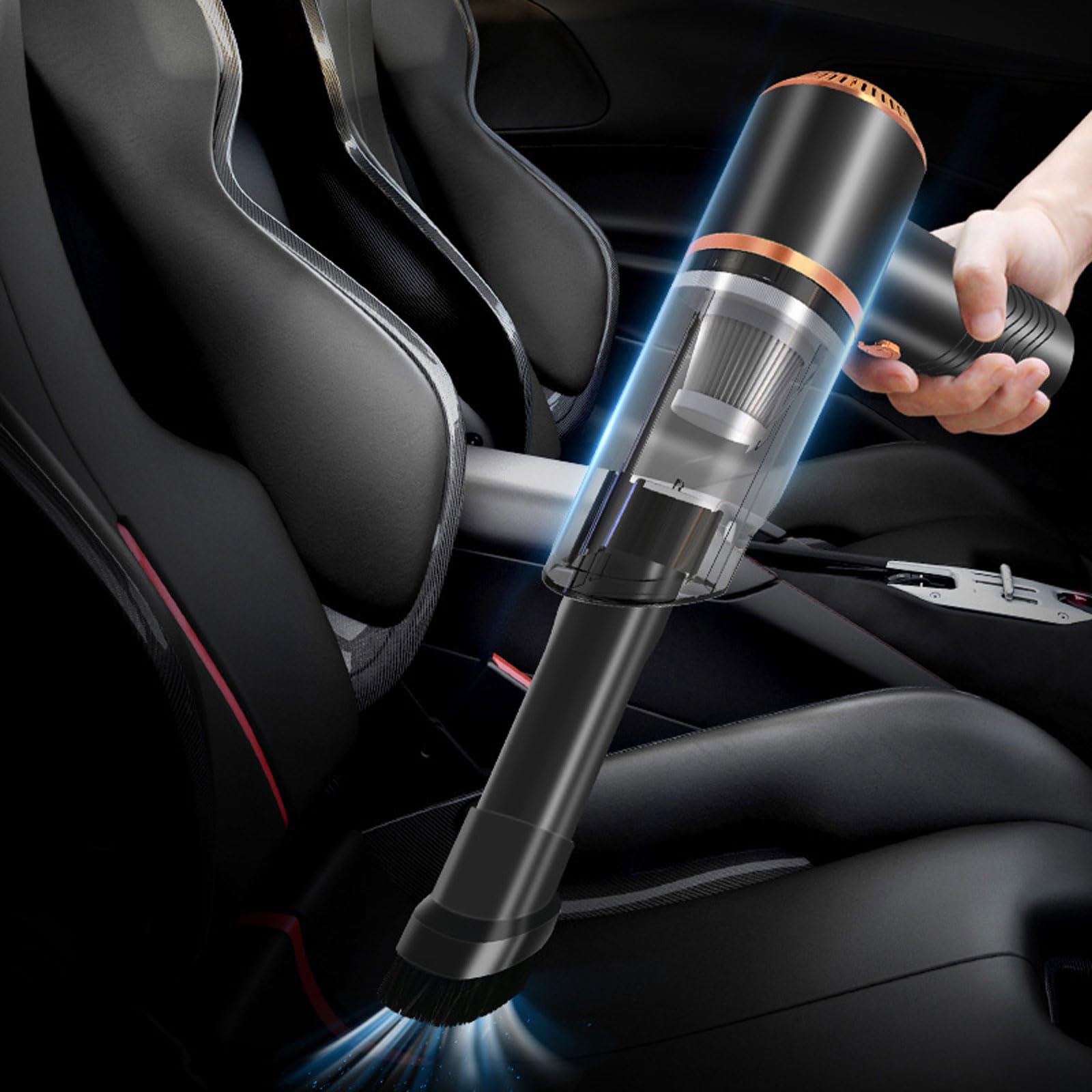 aspiradora para Coche, Aspiradora portátil y Ligera for Coche, Recargable por USB