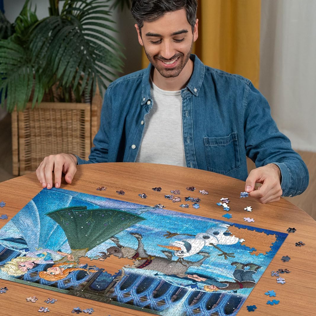 Ravensburger Disney Collector's Edition Frozen 1000 Piece Jigsaw Puzzle for Adults - 12000092 - Handcrafted Tooling, Made in Germany, Every Piece Fits Together Perfectly