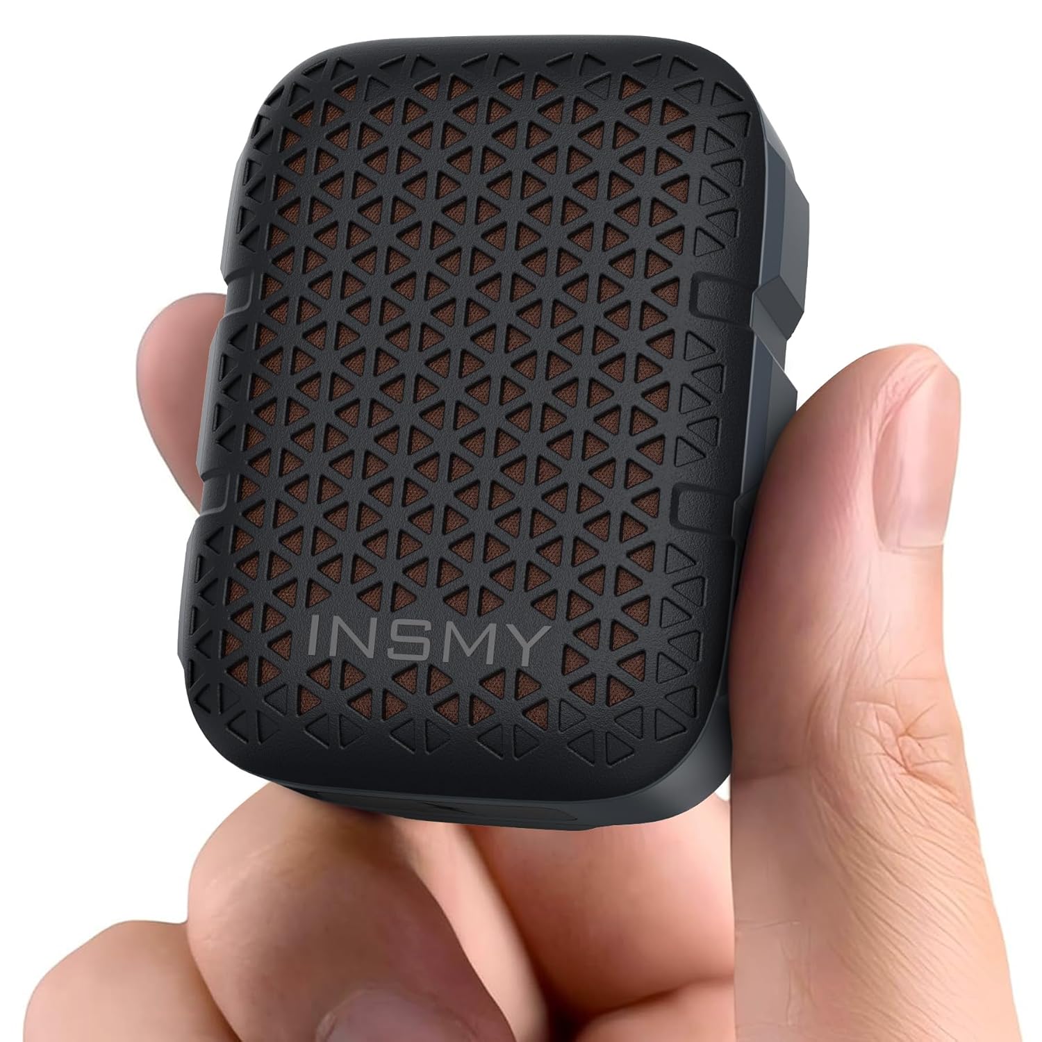 INSMY Wearable Bluetooth Speakers IP67 Waterproof Clip-On Portable Small Personal Speaker Clean Sound Stereo Pair Wireless ENC Built-in