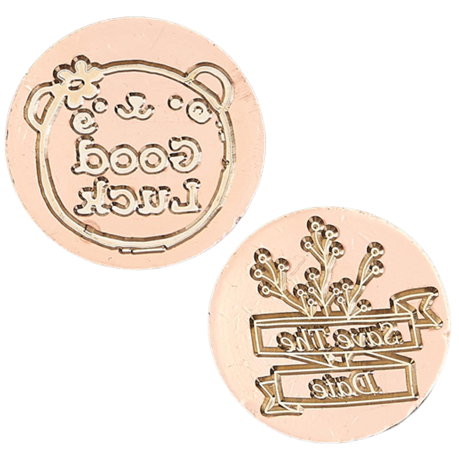Jazuaiao Sealing Stamp with Vintage Pattern for Scrapbooking Sealing Stamp Head Replacement for Invitations Envelope Rust Resistant