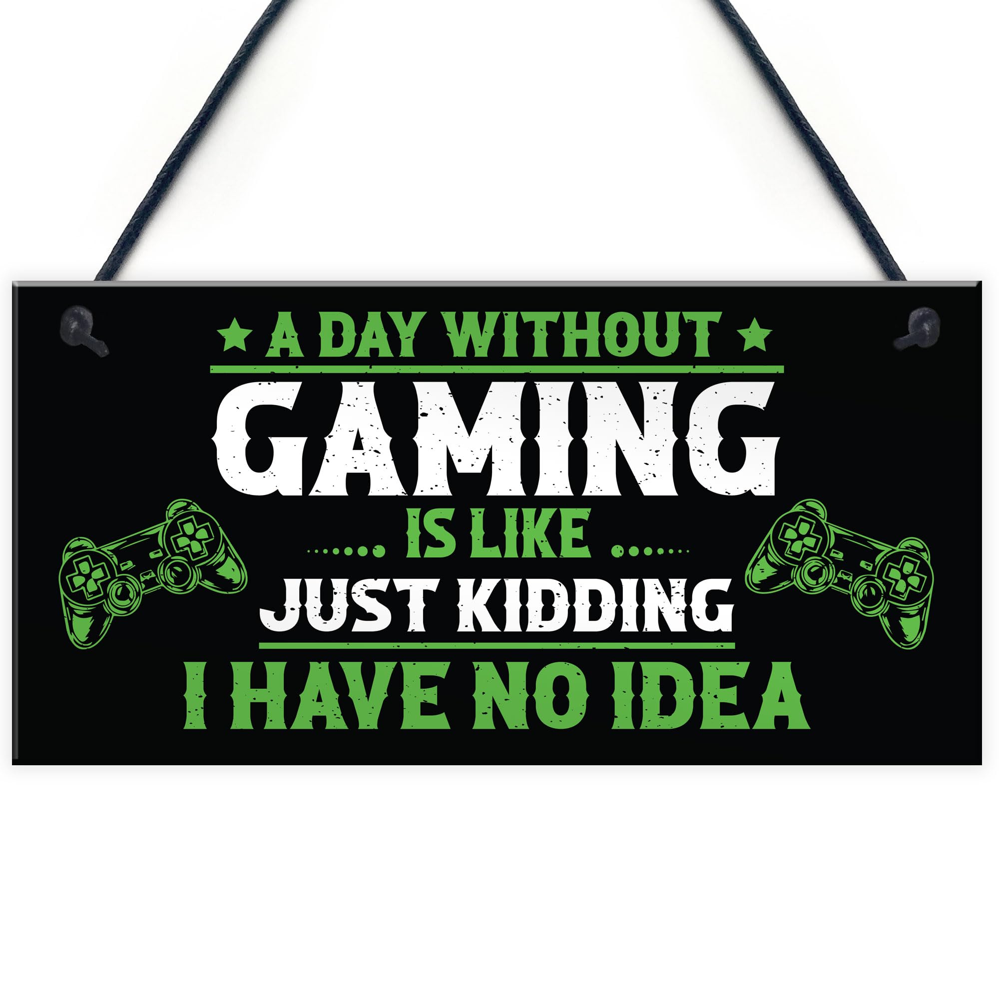 Red Ocean Gaming Bedroom Door Sign Funny Novelty Gamer Gifts Accessories Christmas For Gamer Birthday For Brother Son Dad