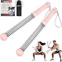 COCTN Weighted Ropeless Battle Ropes: Portable Cordless Heavy Duty for Home Gym HIIT Strength Training with Poster