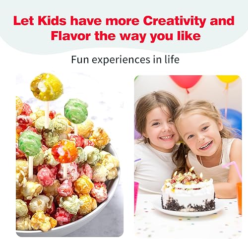 Miniatura 5 de Máquina para hacer palomitas de maíz de gran capacidad, 3 onzas (42% más de maíz que el estándar de 2 onzas), 2 minutos de estallido rápido, sin