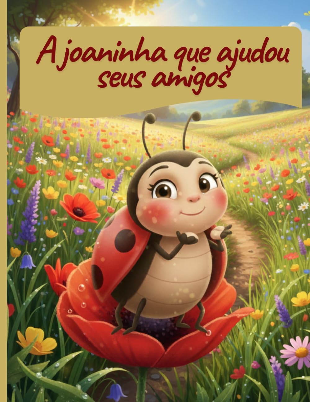 A joaninha que ajudou seus amigos: Guia visual com ilustrações coloridas sobre amizade, coragem e bondade para crianças dos 4 aos 8 anos