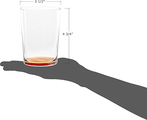 Miniatura 7 de Red Co. Vasos grandes multicolor para agua, jugo y cócteles, 16 onzas, juego de 6