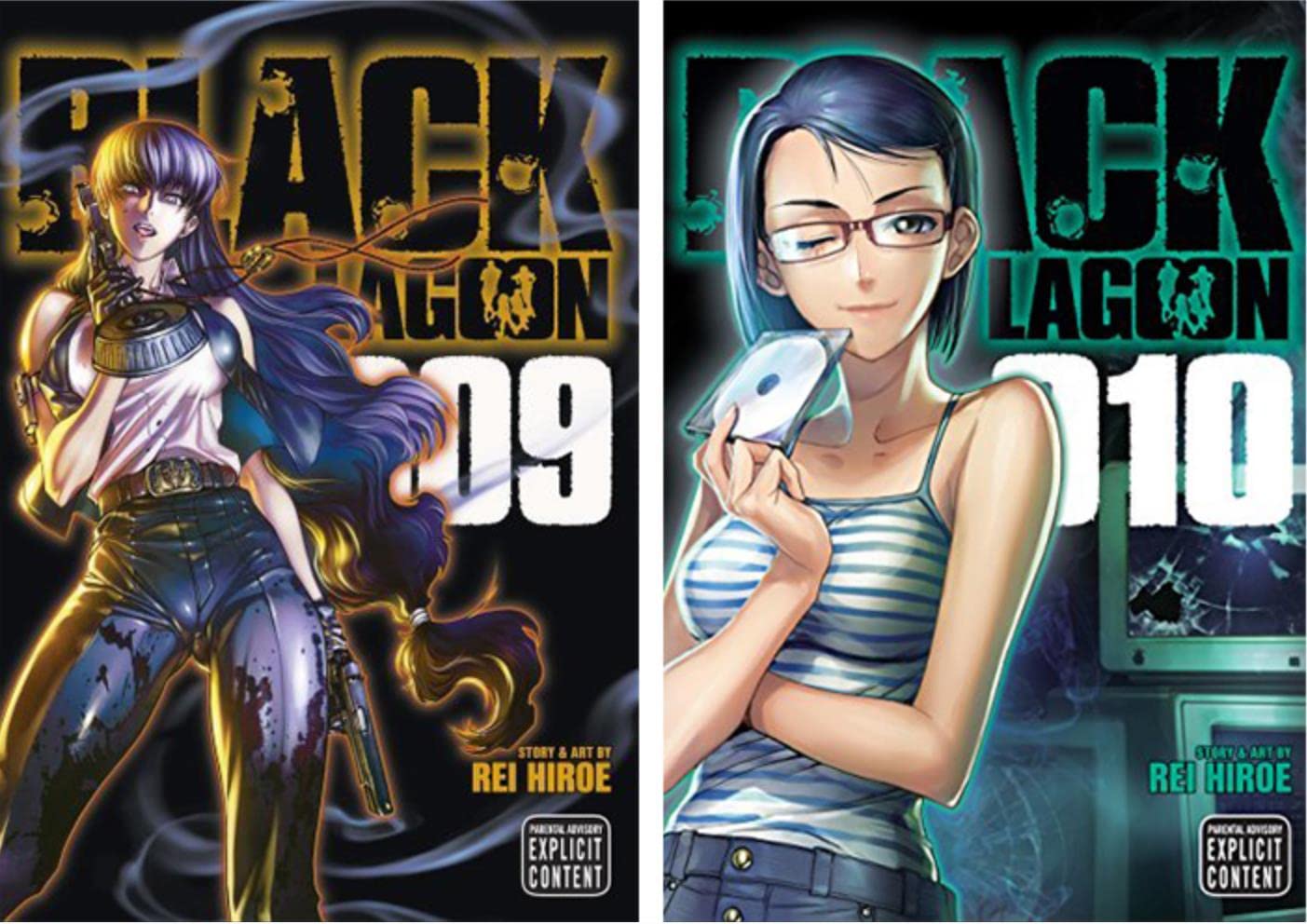 Black Lagoon - Conjunto de manga Vol. 1-12 de Rei Hiroe