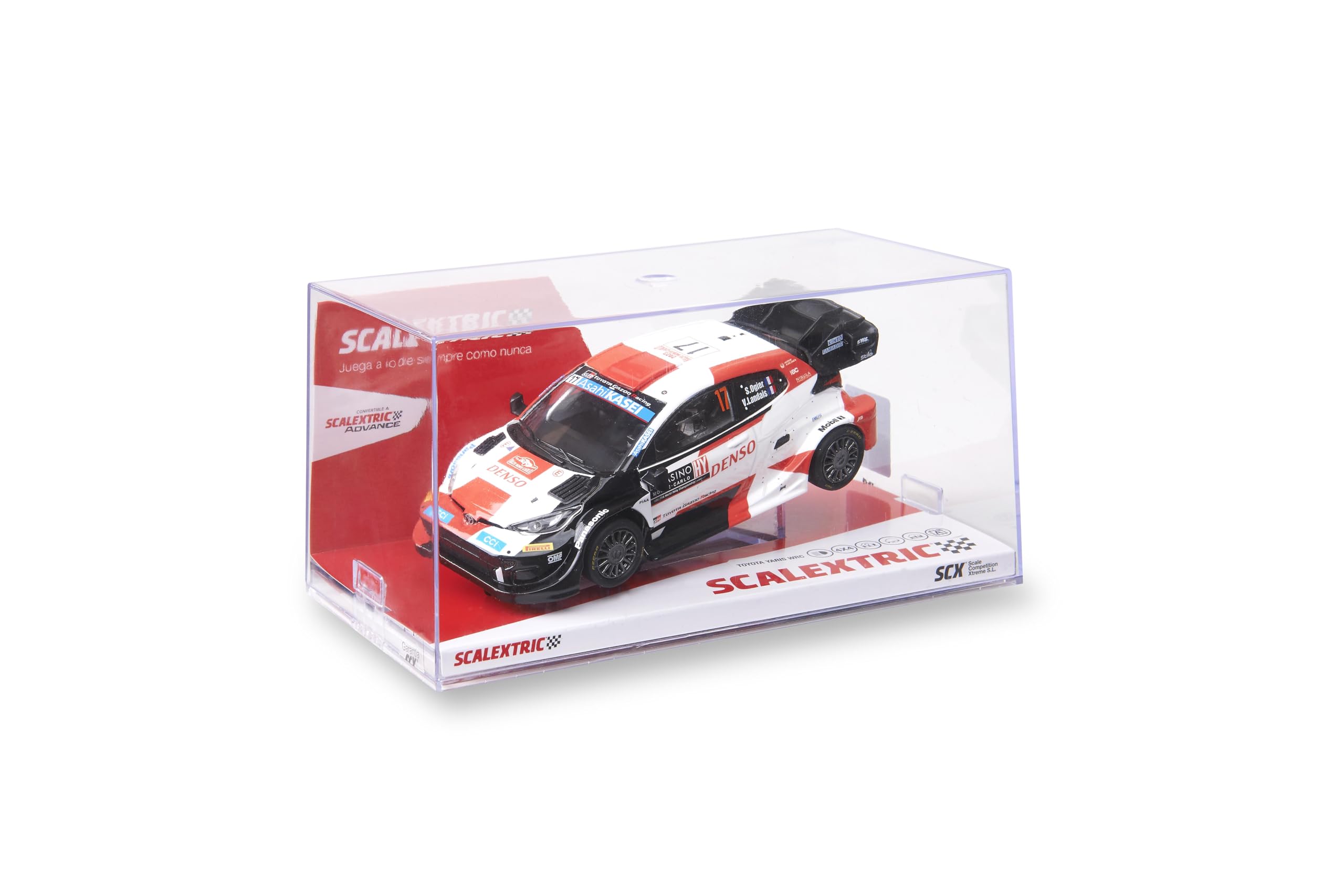 SCALEXTRIC - Auto da Corsa Originale - Auto Slot Scala 1:32 (Toyota Yaris WRC - Montecarlo '23)