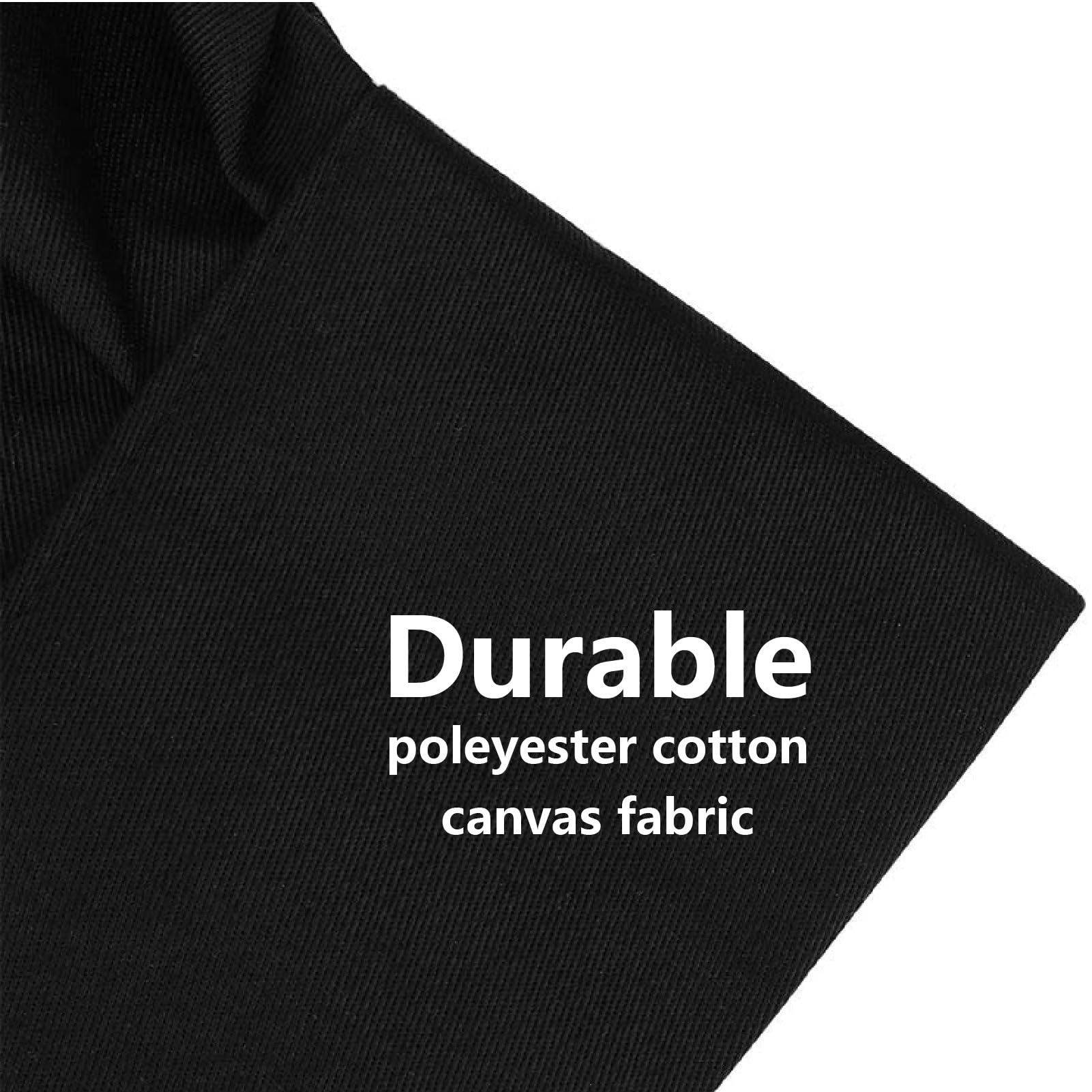 CREATCABIN Toque Chef Adulte Réglable Élastique Boulanger Cuisine Traiteur Vêtements Cuisine Chapeau Cuisine Personnalisé Coton Casquette Chef Respirant pour Grillades Pâtisserie Barbecue Noir 30x23cm
