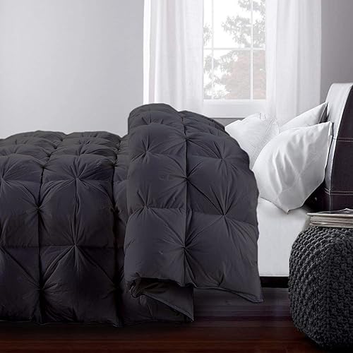 Miniatura 3 de Edredón plisado de lujo para todas las estaciones, tamaño King extra grande, 128 x 120 pulgadas, edredón acolchado alternativo, 1 edredón, 1 pieza