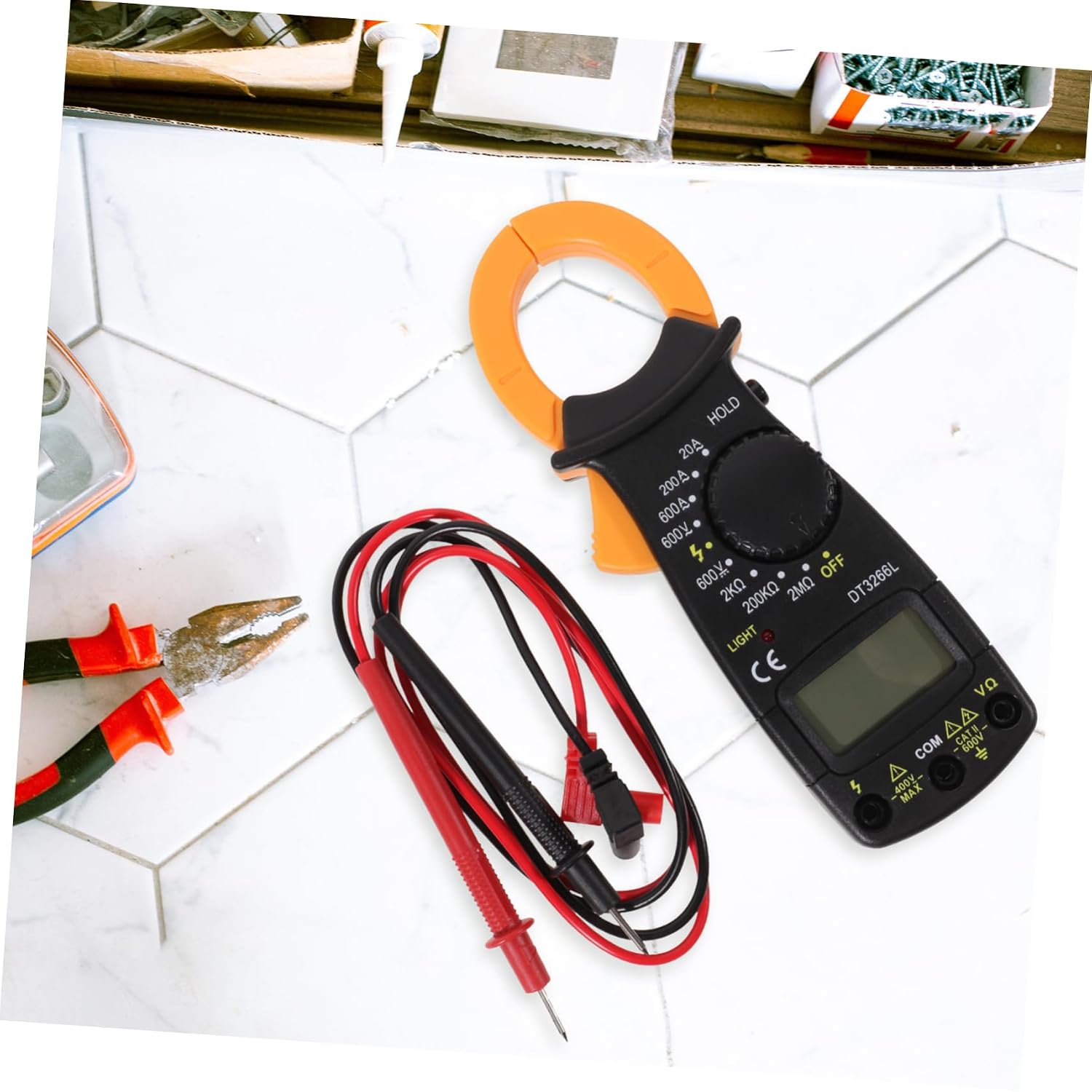 LIFKOME High Precision Clamp Meter Dc Amp Clamp Meter for Electric Tester Voltage Tester
