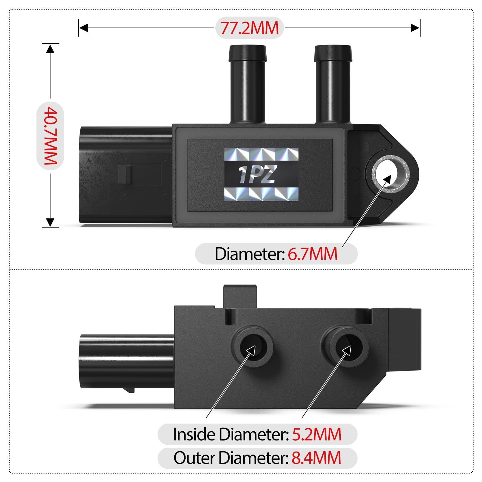 Sensore Pressione 03L906051B - Per Audi A3 A4 A5 A6 Q3 Q5 Golf | Ricambio Auto ABS - Foto 9