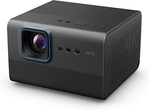 BenQ Proyector LED GP520 4K HDR 2600lm para sala de estar para entretenimiento en el hogar con Google TV, modo cine automático, MEMC, Rec.709,