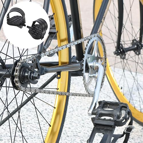 Miniatura 8 de BESPORTBLE 1 par de pedales de bicicleta estática Pedales de ejercicio de bicicleta de aleación de aluminio Pedal de bicicleta de escritorio Pedal