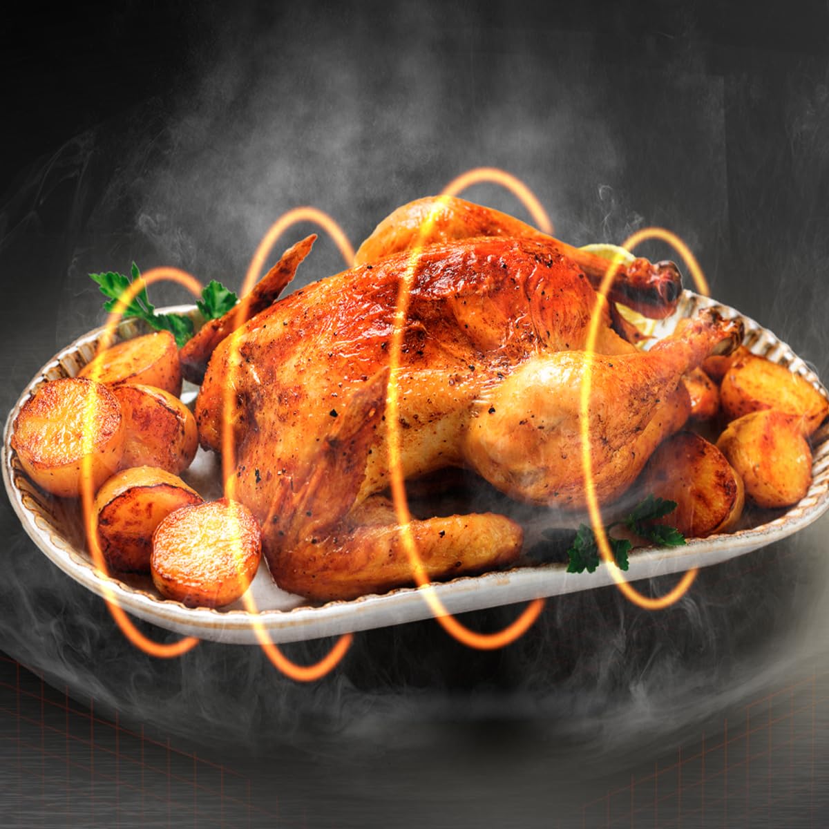 Cecotec Kuchenka mikrofalowa z Grill Proclean 5105 Black. 700 W, 20 l, technologia 3DWave, grill, 5 poziomów mocy, timer 30 min, rozmrażanie, wyświetlacz z zegarem, doskonałe zapiekanki
