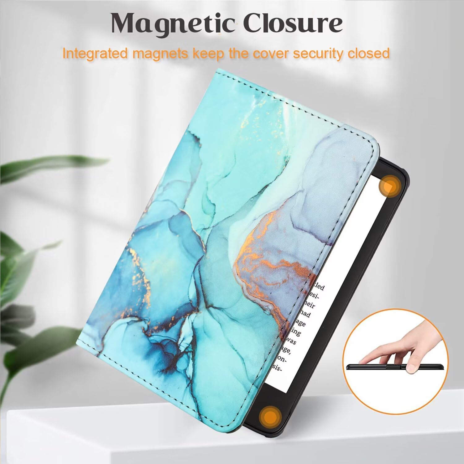 MOKASE Kindle Paperwhite 11th Generation 2021 Magnetic Hard PU - View #5