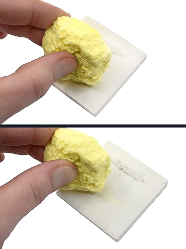 Miniatura 4 de EISCO Paquete de 12 platos de rayas para probar rocas y especímenes, porcelana sin esmaltar blanquecina, ideal para aulas de ciencias, paquete de