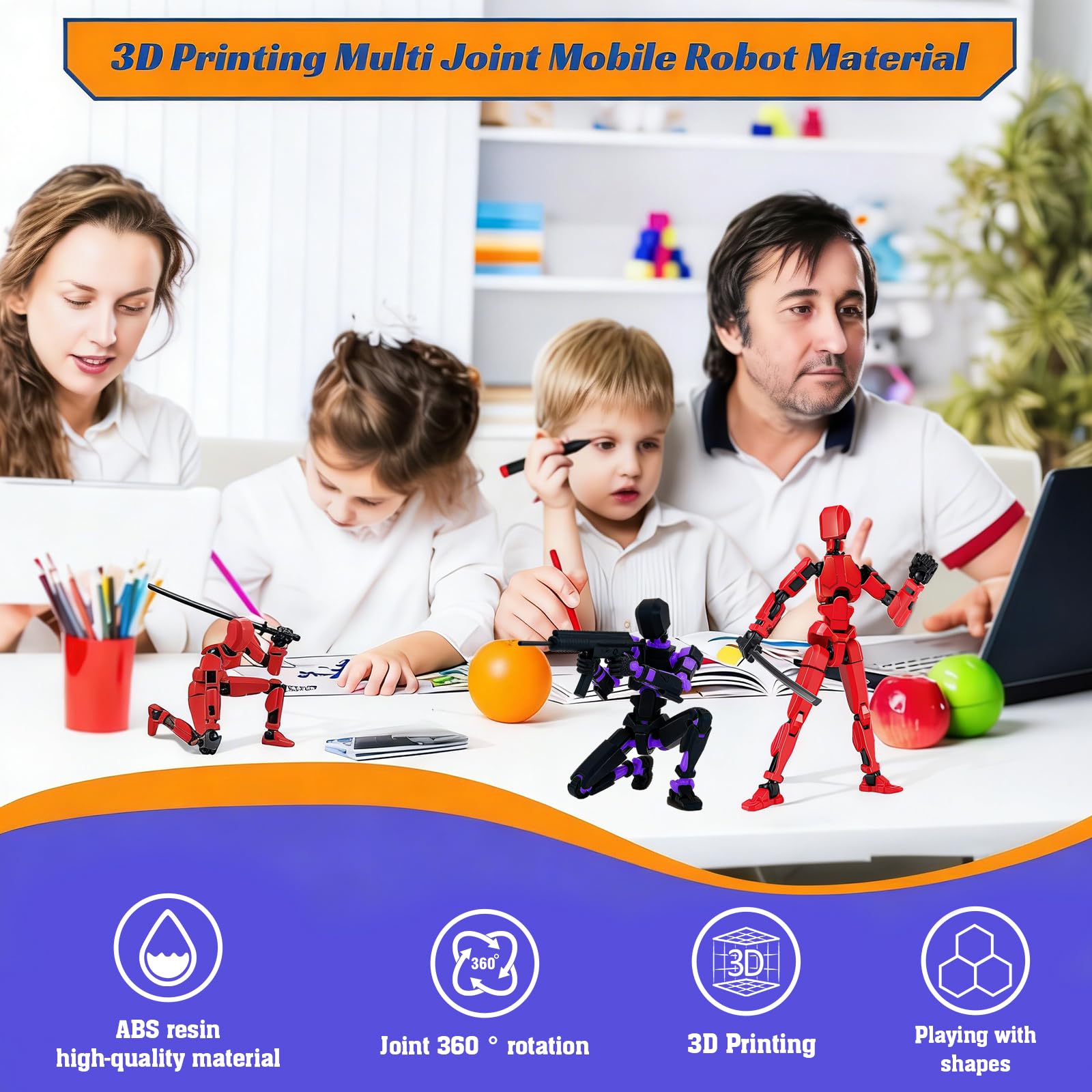 Ruilidesg Assembly Completed 3D Printed Figure T13, Dummy 13 Action Figure - Image 5