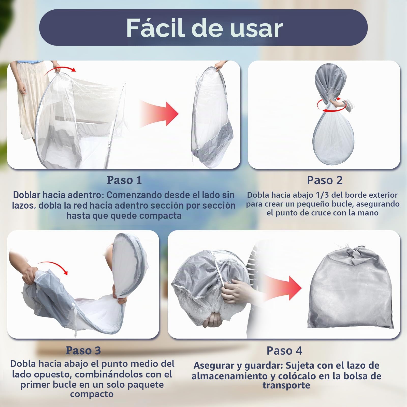 Mosquitera plegable emergente, mosquitera para cama individual con cremallera, tienda de campaña portátil, tienda de campaña fácil de instalar para el hogar, camping, viajes, dormitorio