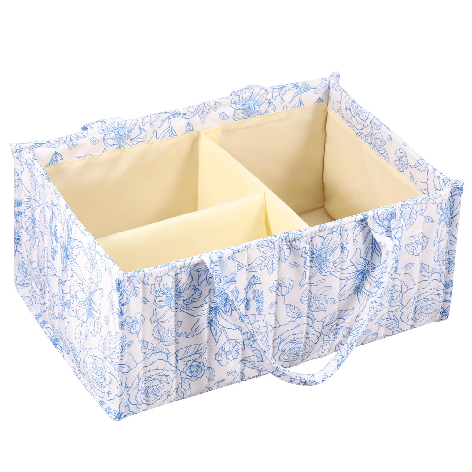 Nursery Storage Basket Spacious Stylish Baby Caddy Organizer for Diaper Station Newborn Essentials Car Diaper Caddy Baby Shower