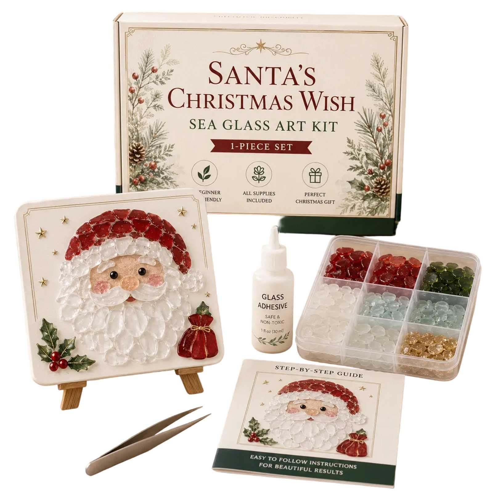 Timeless American Destinations Sea Glass Art Kit – DIY Mosaic Coastal Craft (R)