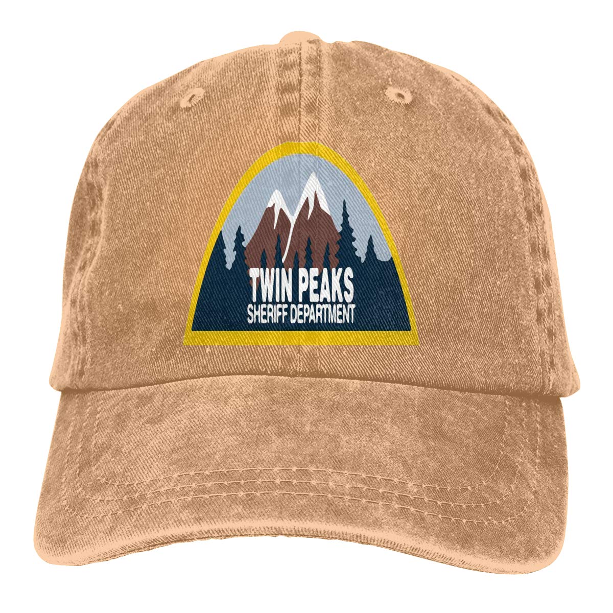 ATOurDealss Trucker Cap Twin Peaks Sheriff Department Durable Baseball Cap,Adjustable Dad Hat Black