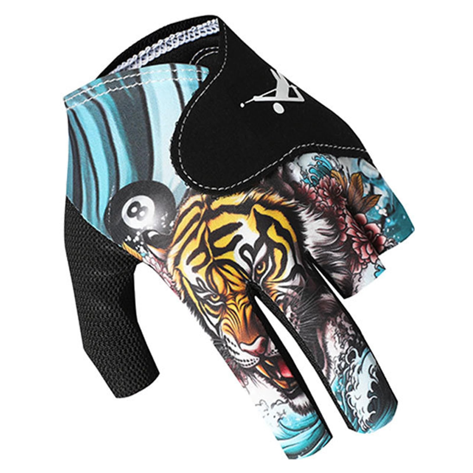 litianslbg Billiard Pool Gloves for Left Hand,3 Fingers Show Gloves,Breathable Billiard Gloves,Shooters Snooker Cue Sport Glove