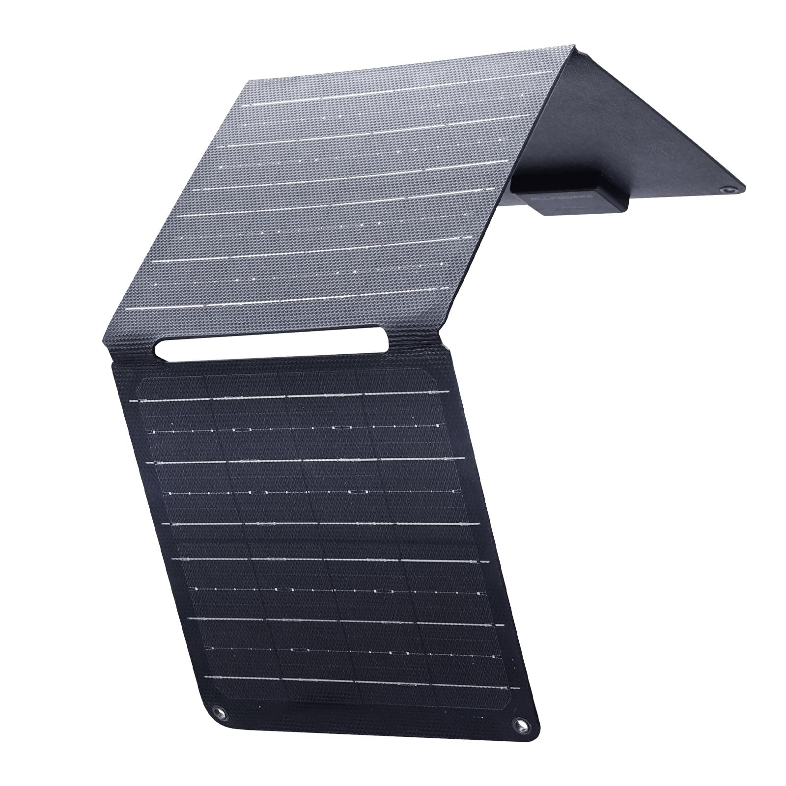 ALLPOWERS SP001 - Caricatore portatile per pannello solare, 21 W, ad alta efficienza, 22-25%, pannello solare pieghevole per campeggio, camper, casa e uso esterno, con doppia uscita USB (SP001-21W