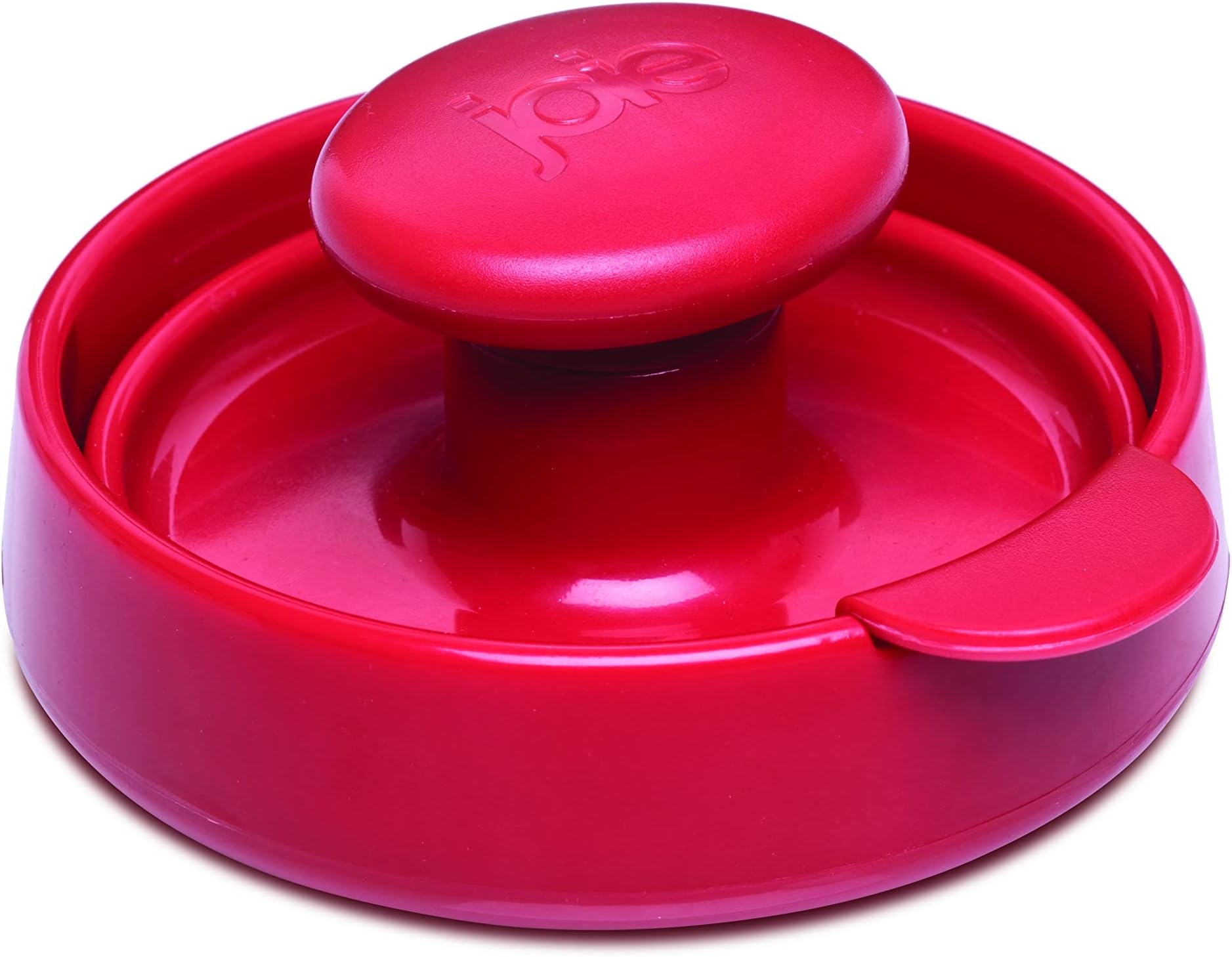 Joie Burger Press and Patty Maker โ BPA-Free Plastic Hamburger Mold, Makes ยผ lb to ยฝ lb Patties, Dishwasher Safe, Red