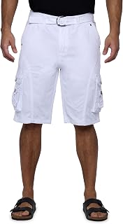 X RAY Mens Cargo Shorts Camo & Solid Colors 12.5" Inseam Knee Length Classic Fit Multi Pocket (Big and Tall Shorts for Men)