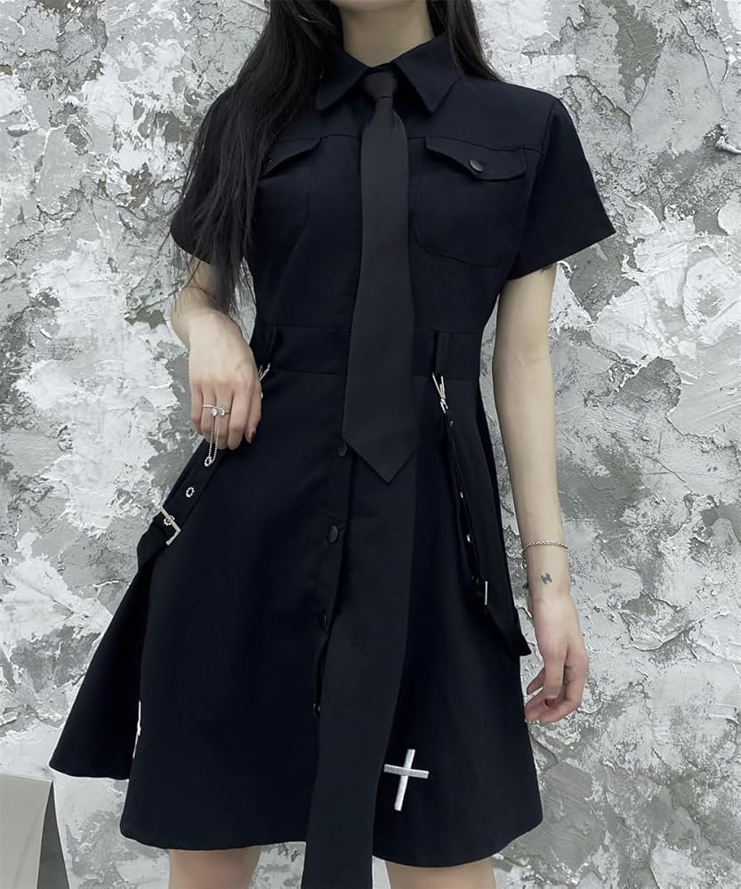 Amazon.co.jp: [DMbinshun] 黒ワンピース レディース 機能