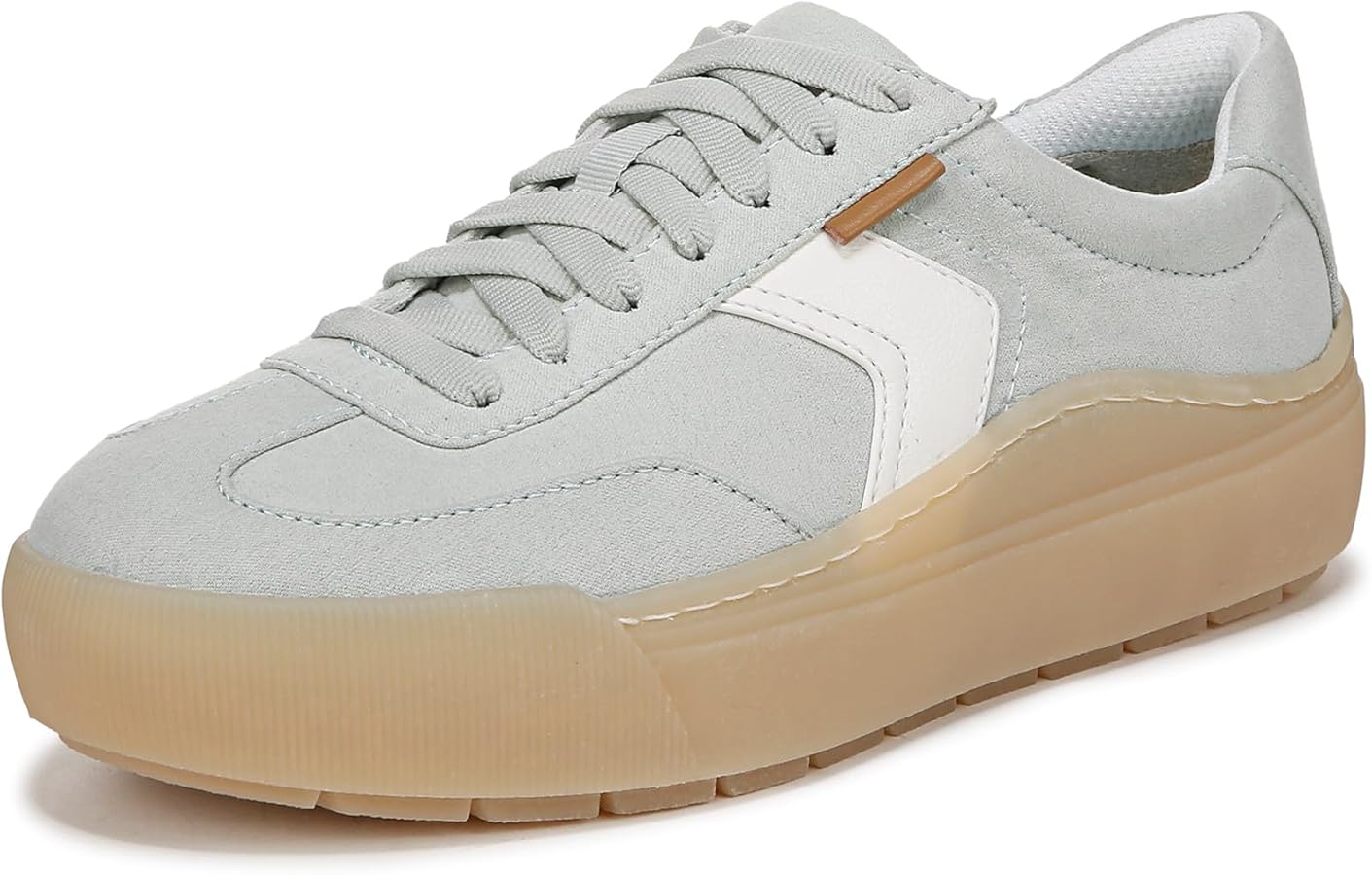 Women Slip On Shoes Dr. Scholl's Women's Time Off Win Sneaker White Sand Beige 9 5 W 1220748