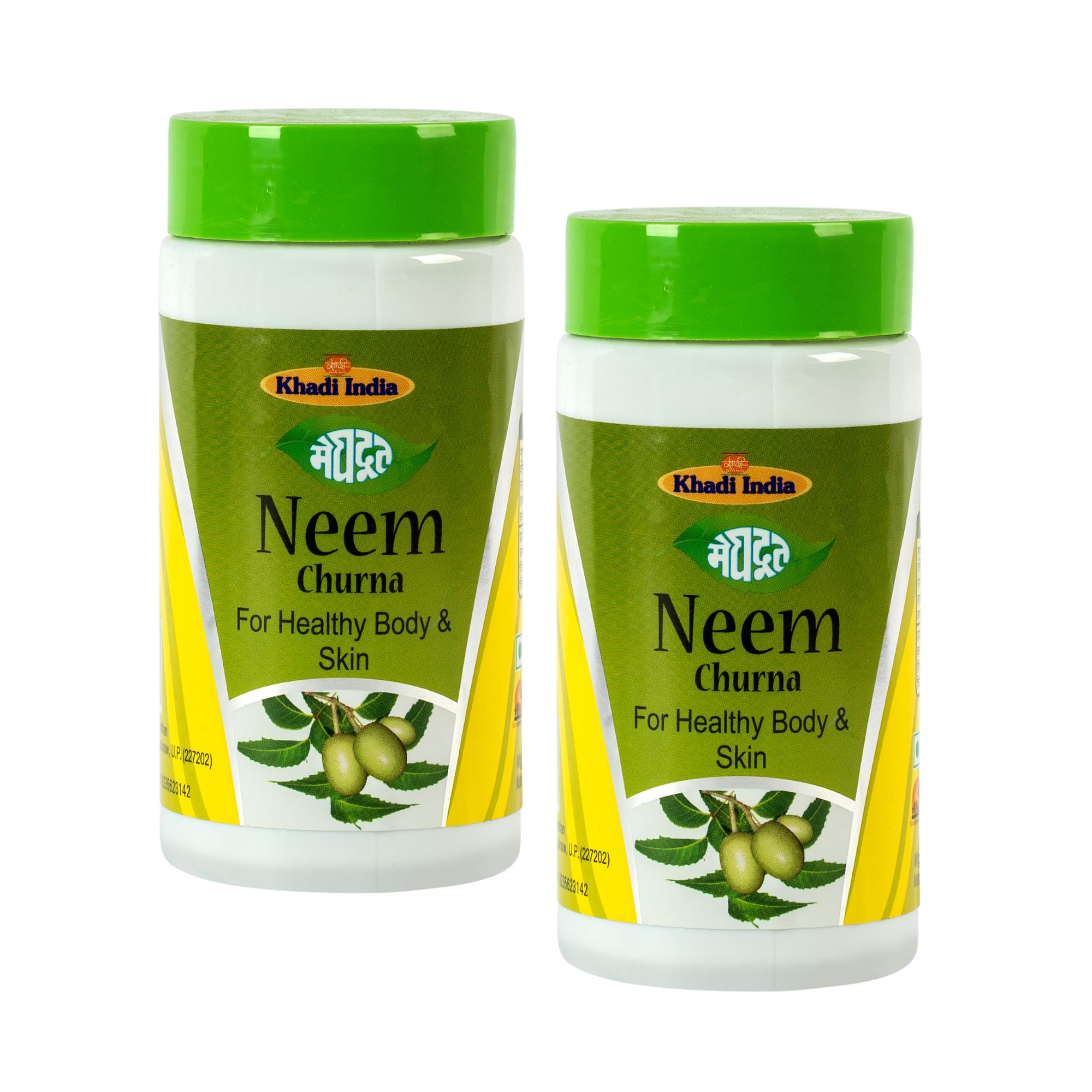 Meghdoot Neem Powder for Skin and Hair Care 100% Pure and Natural Herbal Powder for Acne Dandruff and Detox 100gm (Pack of 4) — Amazon image 2