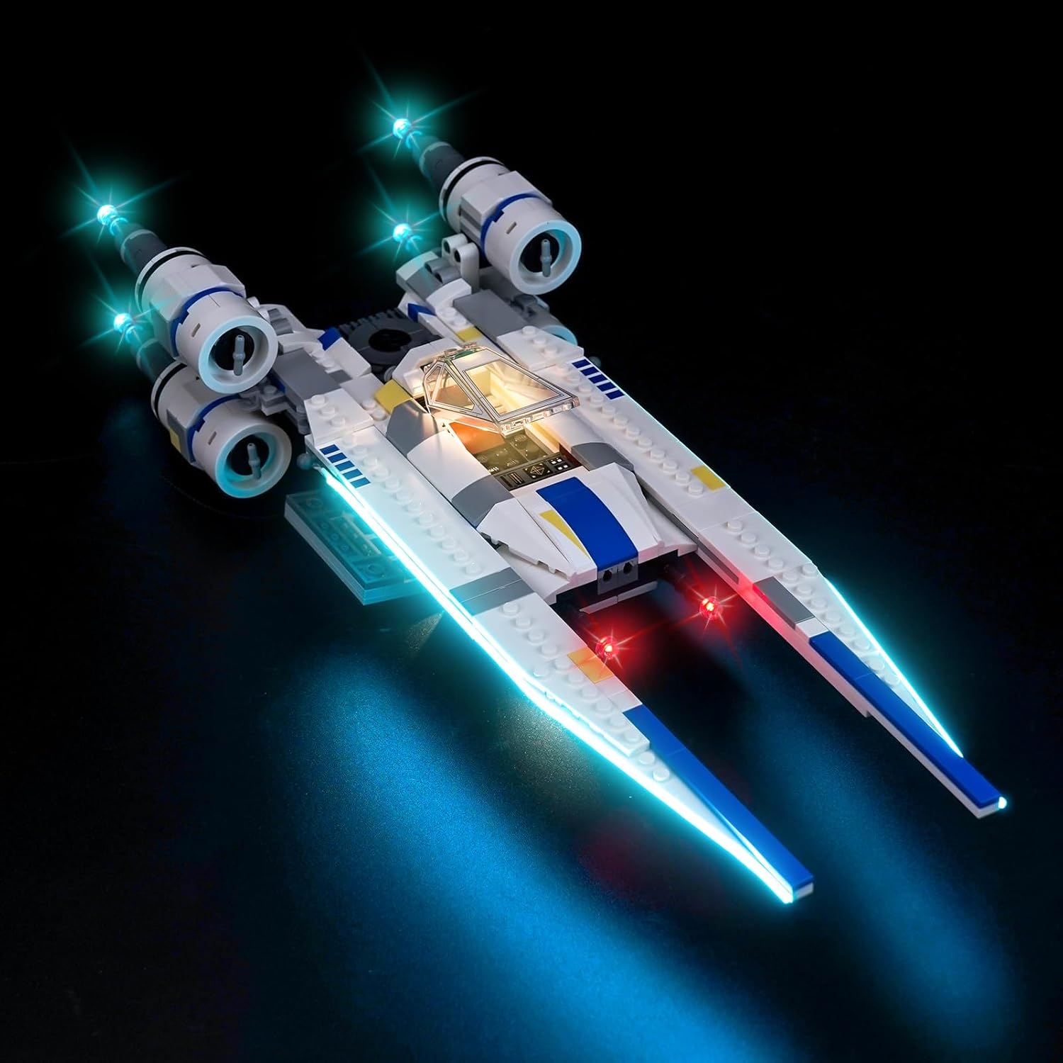 LocoLee Light kit Compatible with Lego 75399 Rebel U-Wing Starfighter - No Model Only Light, LED Lighting Accessories Compatible with Lego 75399 (RC Version)