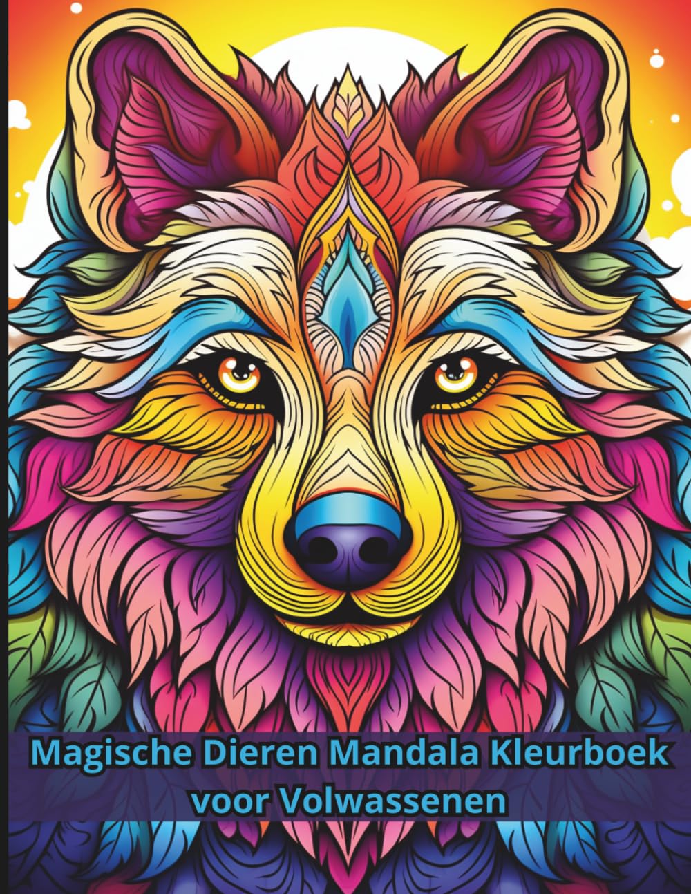 Magische Dieren Mandala Kleurboek voor Volwassenen: Ontspannend kleurboek met prachtige dieren, patronen en gedetailleerde illustraties voor stressverlichting en mindfulness
