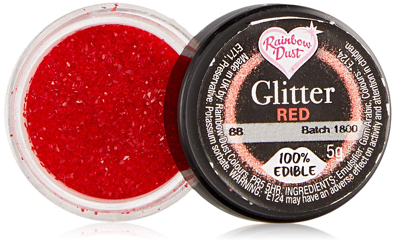 Red Rainbow Dust Glitter