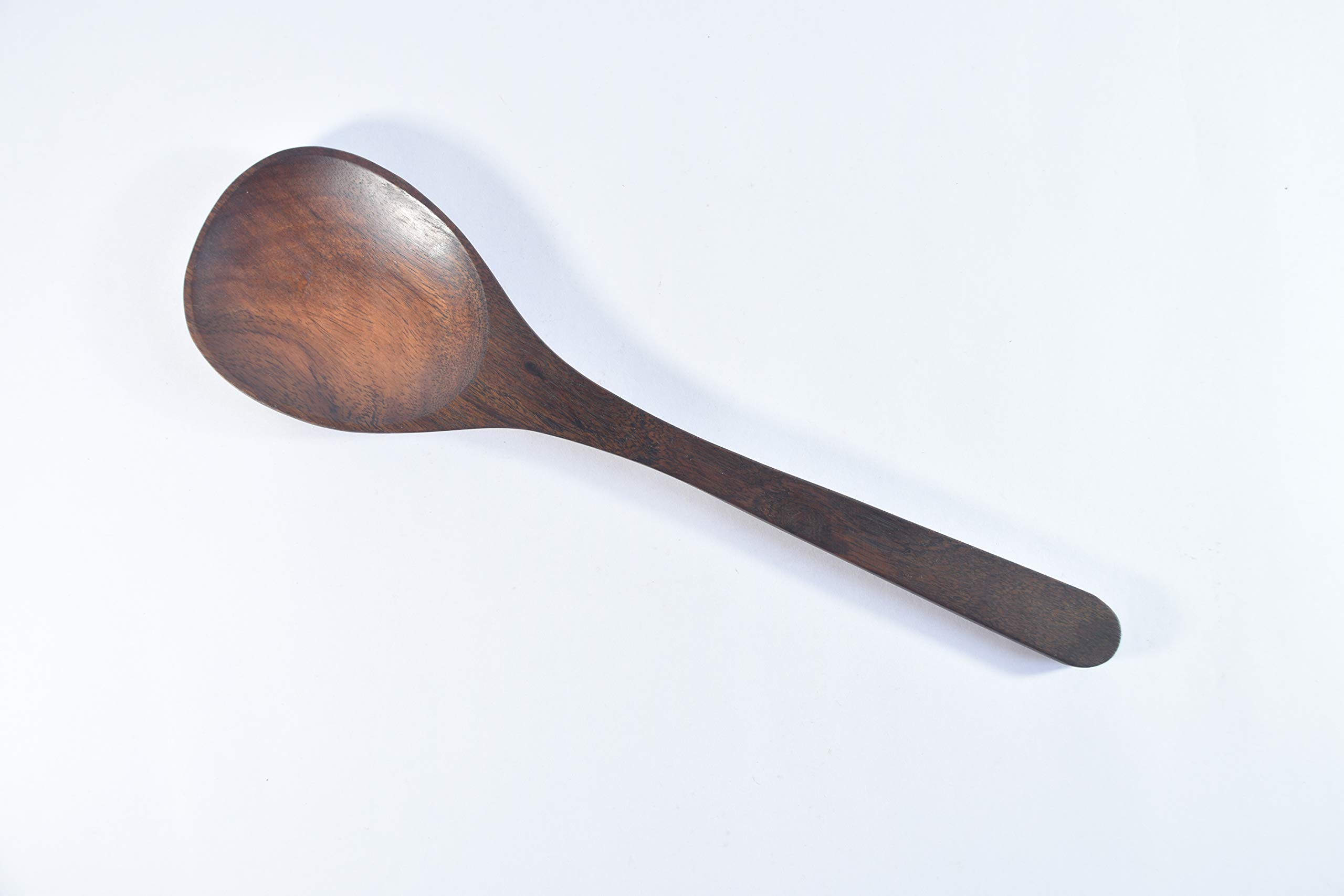 Romwoods Handcrafted Elegant Non Stick Utensil Wooden Serving Spoon | Dinnerware | Large Unique Spoon (10in) | Cooking Spoon | 862