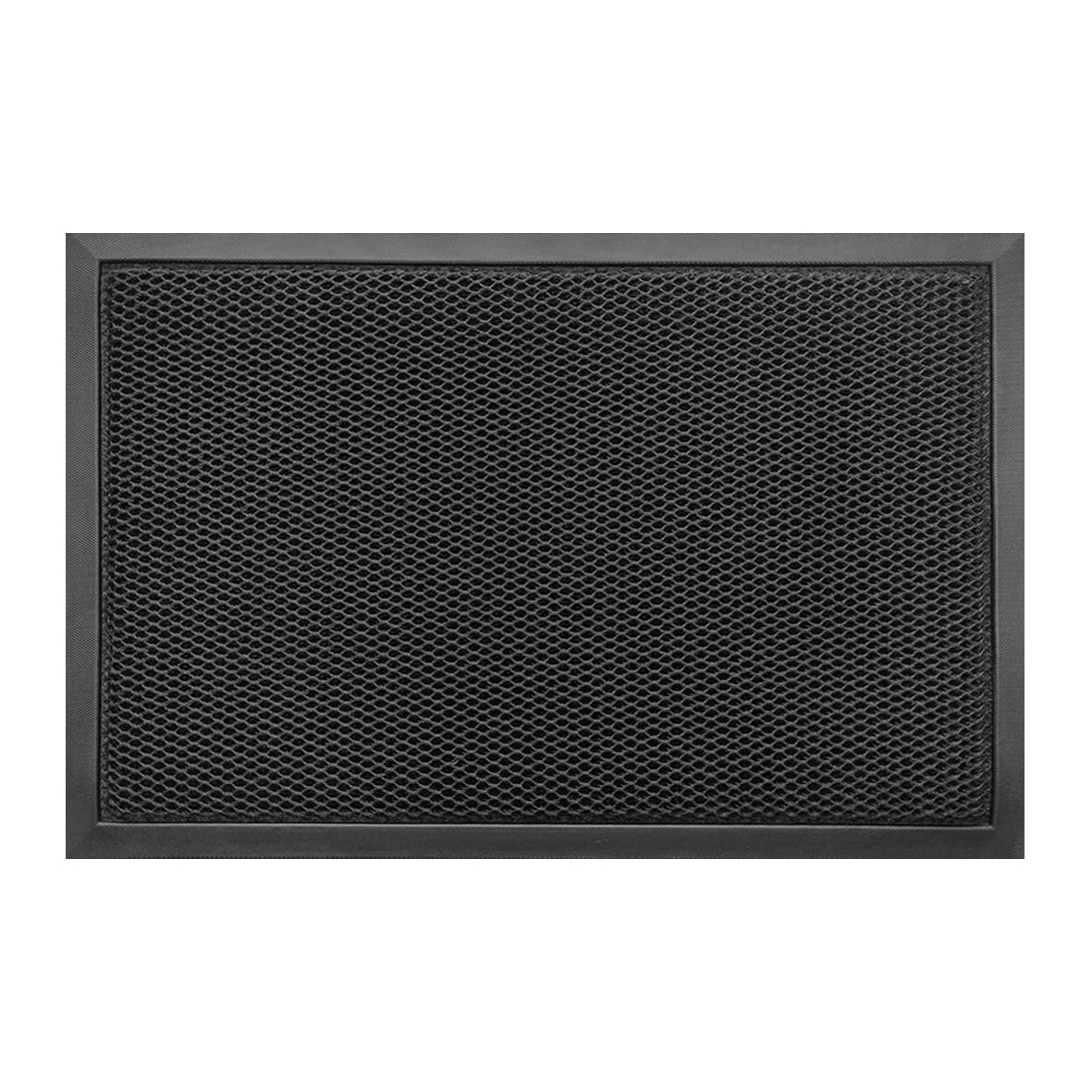 Nicoman Black Meshmat Entrance Doormat - 120Cm X 80Cm
