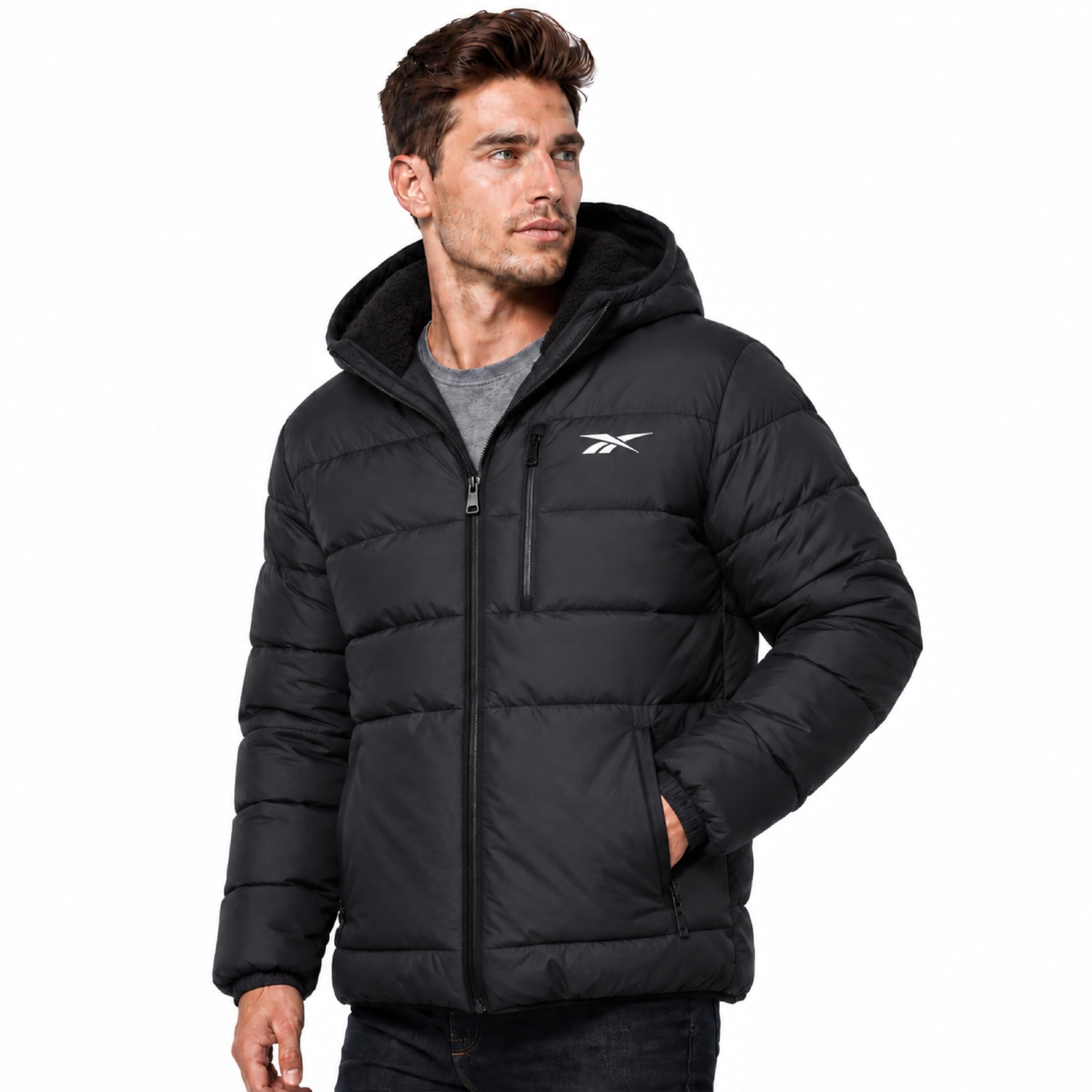 Reebok M Glacier Sherpa Jkt moderno Uomo