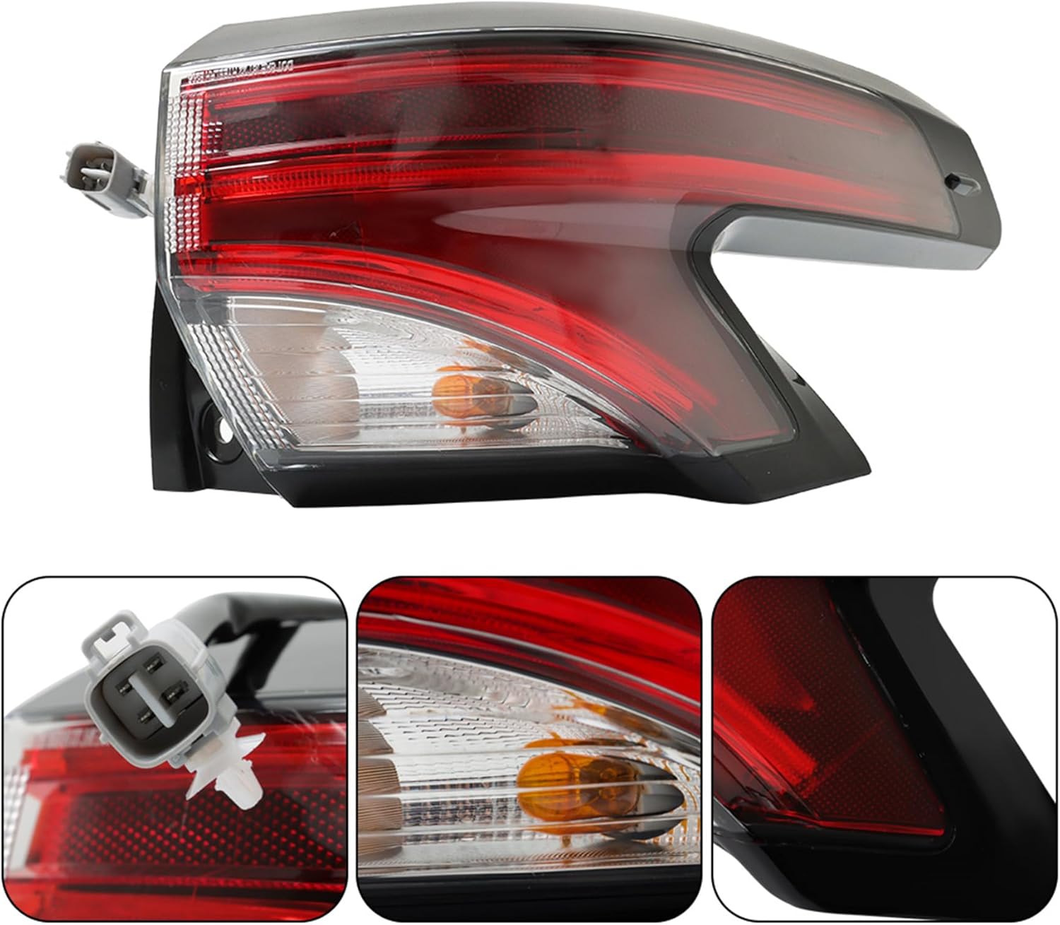 Silscvtt Rear Brake Tail Light Assembly Replacement for Toyota Sienna LE XLE 2021 2022 Right Passenger Side Tail Lamp